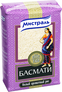 Рис Мистраль белый ароматный Басмати