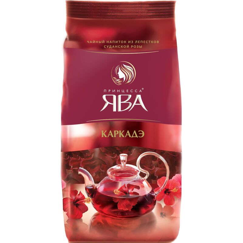 Чай "Пр-са Ява " Каркадэ 80 гр. (м/у), 1/8