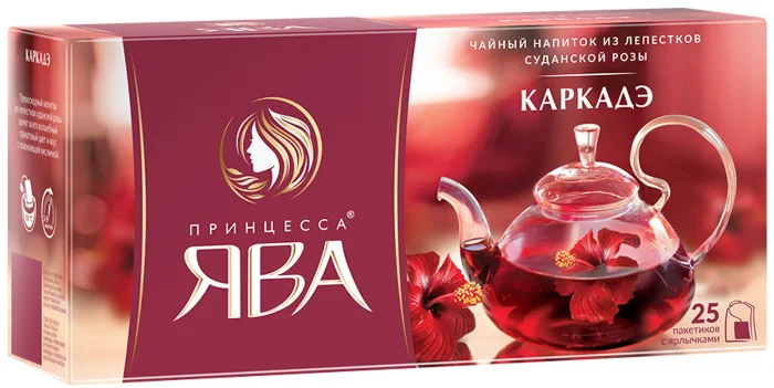 Чай "Пр-са Ява " Каркадэ double (25п*1,5г), 1/18