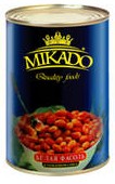 Фасоль "MIKADO" белая в томатном соусе