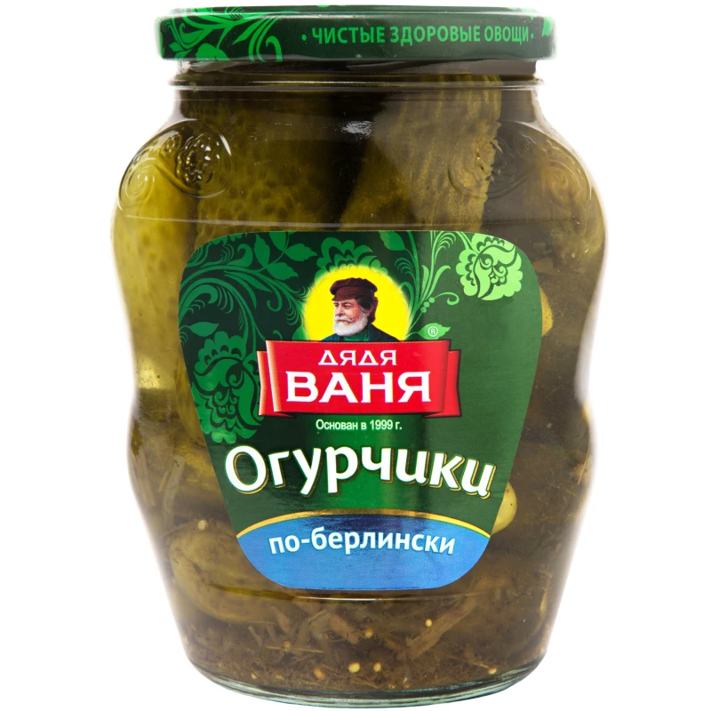 Огурчики "Дядя Ваня" маринов. По-Берлински 680г 1/8