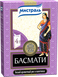 Рис Мистраль Басмати в пакетах для варки